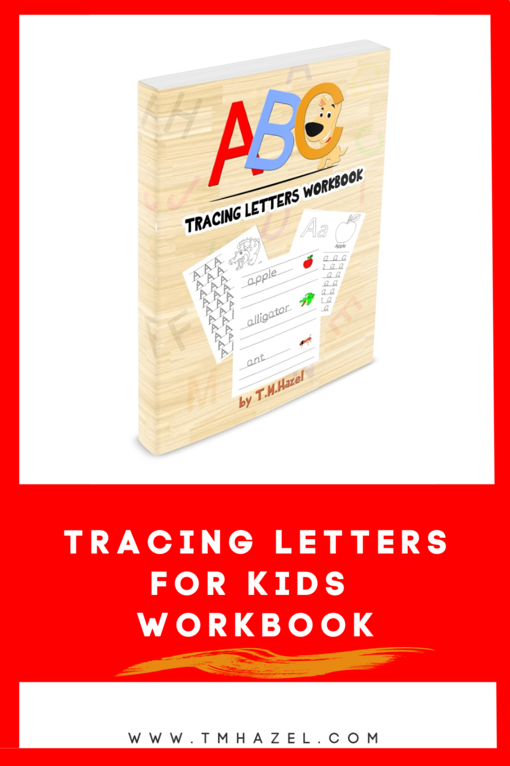 tracing letters workbook