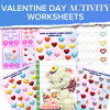 valentine day activity worksheets