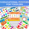 TODDLER EDUCATIONAL POSTERS