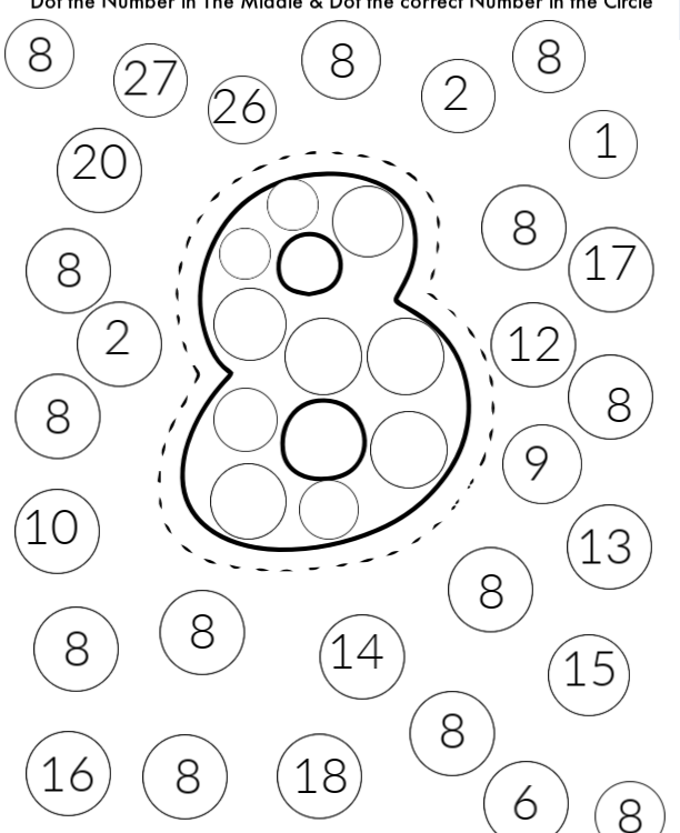 Do a Dot Numbers Printables