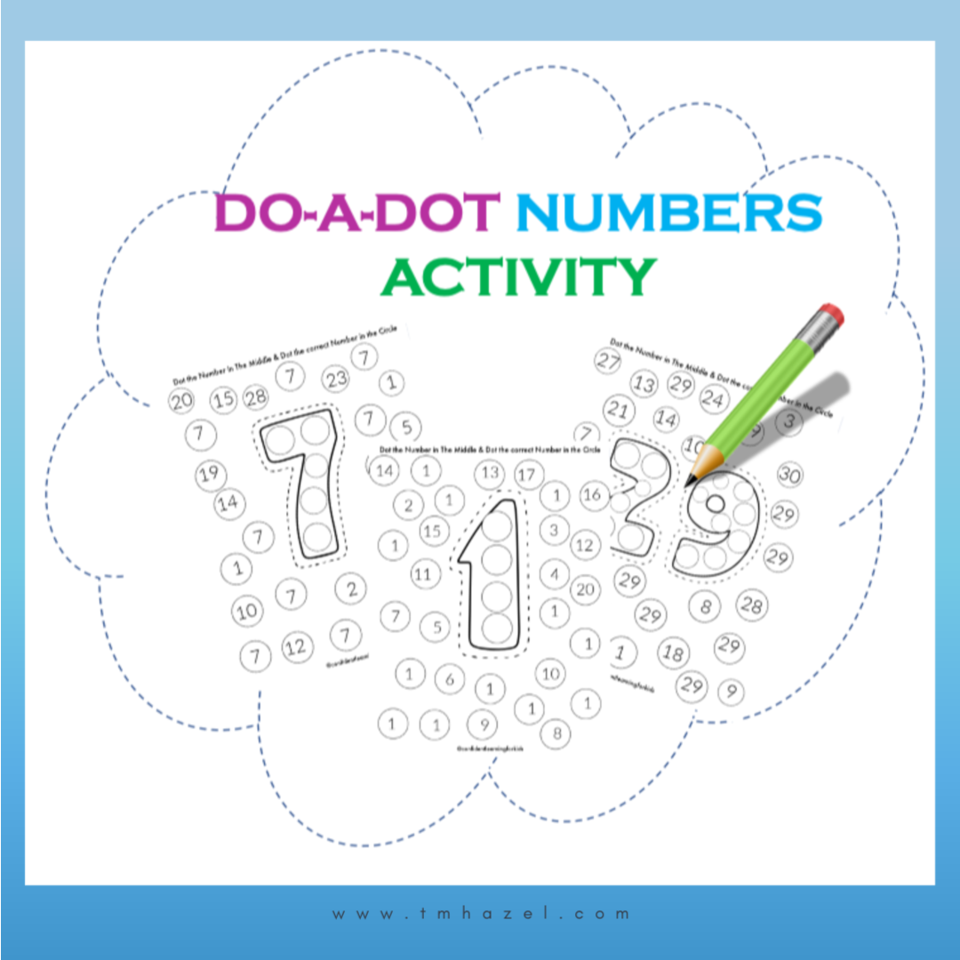 Do A Dot Numbers Printables CONFIDENT LEARNING FOR KIDS