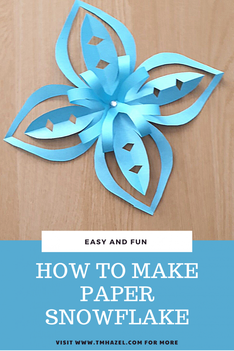 How To make paper Snowflake